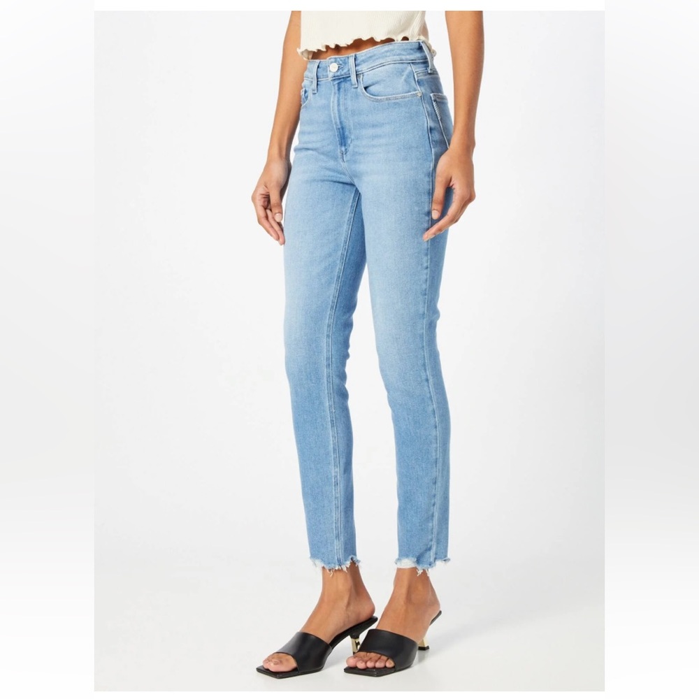 Paige Bombshell jeans size 28 high rise, raw hem